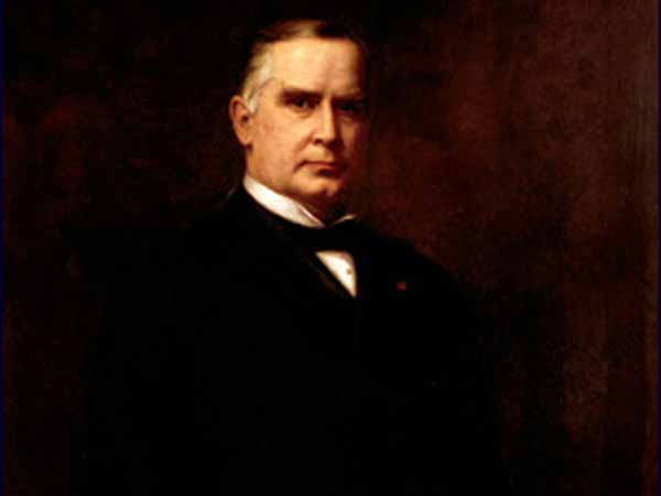 William McKinley was re-elected as US Prez