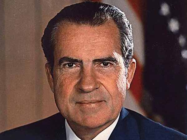 Richard Nixon was re-elected as US Prez