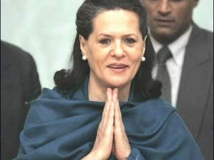 Sonia Gandhi Welcome