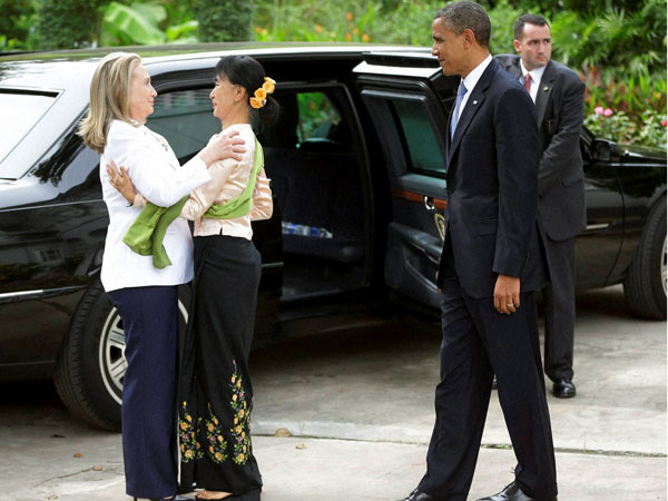 President Obama defends Myanmar visit