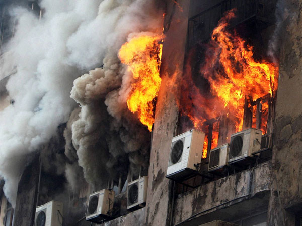 Massive fire in New Delhi