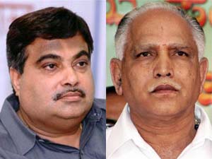 Nitin Gadkari Yeddurappa