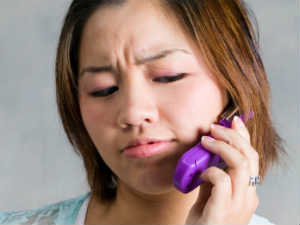 Girl Talking on Mobile Girl Talking on Mobile