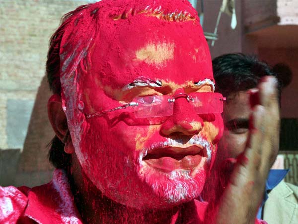 Modi wins, celebration in Bikaner Modi wins, celebration in Bikaner