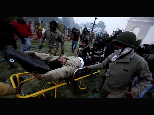 An Injured Being Rushed