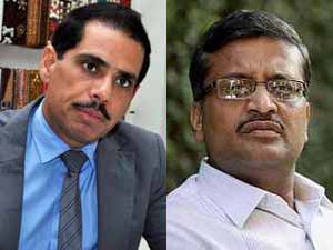 Robert Vadra and Ashok Khemka