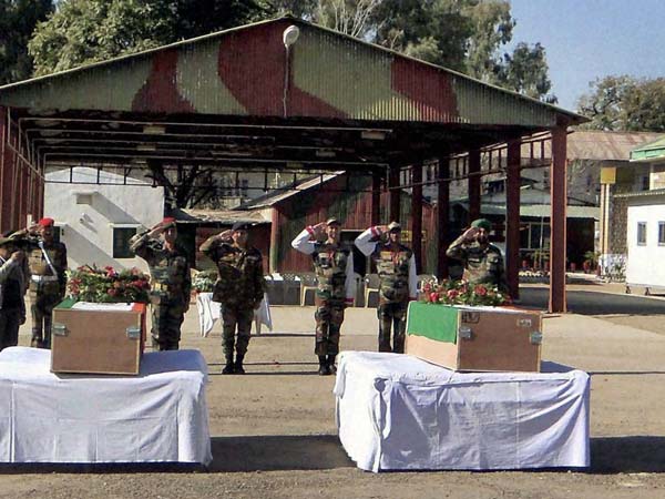 Army Offices Pay respects