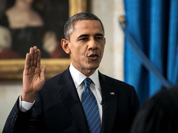 Barack Obama is officially sworn-in as US Prez for second term