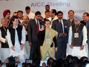 Rahul gandhi, Sonia Gandhi and Manmohan Singh