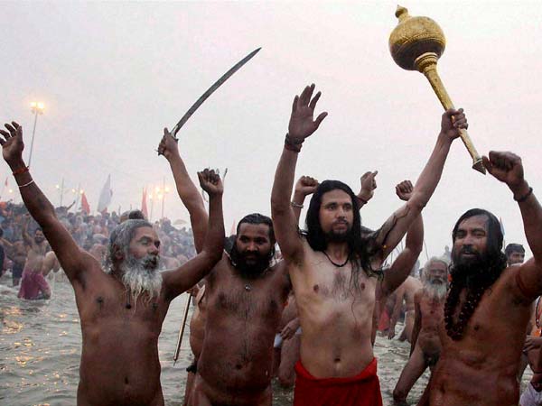 Sadhus at Kumbh Mela