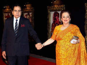 Dilip Kumar with Saira Banu