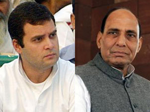 Rahul Gandhi and Rajnath Singh