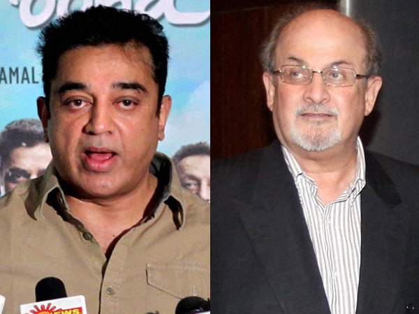 Kamal Haasan and Salman Rushdie