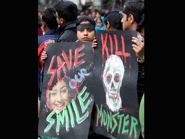 Protest against rape