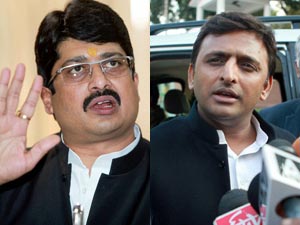 Raja Bhaiya and Akhilesh Yadav