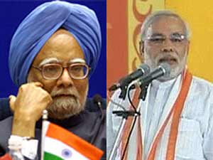 Narendra Modi and manmohan Narendra Modi and manmohan