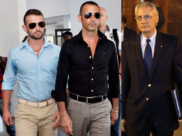 Italian Marines and Ambassador