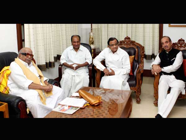 AK Antony, Ghulam Nabi Azad and P Chidambaram