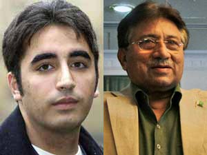 Bilawal and Musharraf 