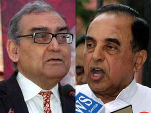 Markandey Katju and Subramanian Swamy Markandey Katju and Subramanian Swamy