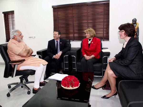 Narendra Modi with US Delegation