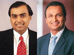 Mukesh and Anil Ambani Mukesh and Anil Ambani