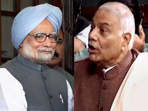 Manmohan Singh and Yashwant Sinha