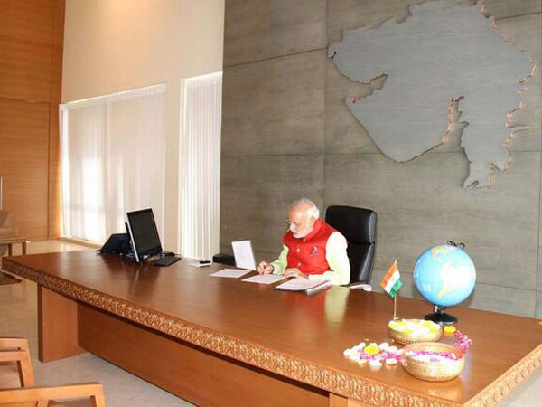 Modi & team to occupy new office
