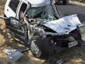 Five killed as train rams into car at unmanned crossing