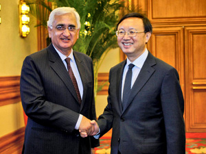 Salman Khurshid during China visit