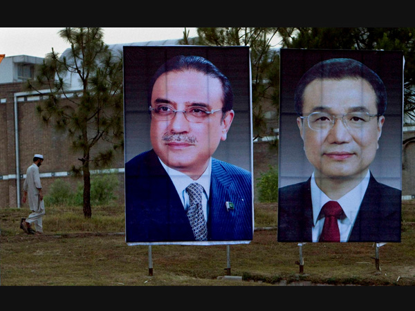 Asif Ali Zardari and Li Keqiang