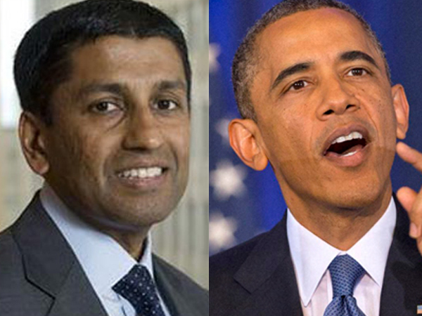 Srikanth Srinivasan and Barack Obama