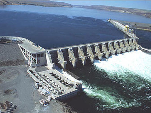 A hydro project A hydro project