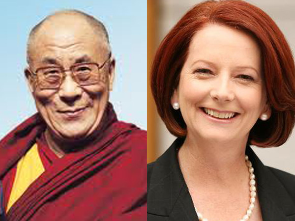 Dalai Lama Julia Gillard