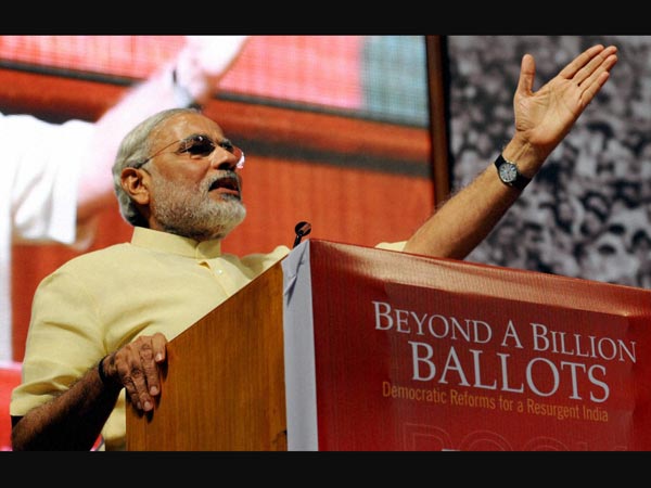 Narendra Modi speaks on good governance