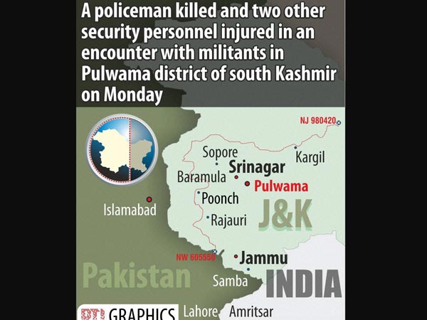 J&K gunbattle: 2 security men injured