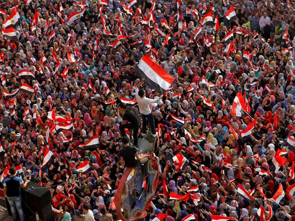 Protest against President Mohamed Morsi