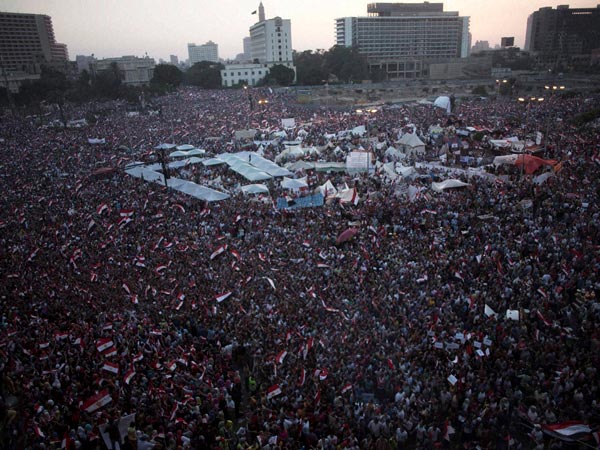 Massive rally in Tahrir Square