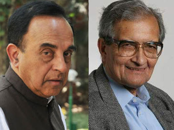Subramanian Swamy and Amartya Sen