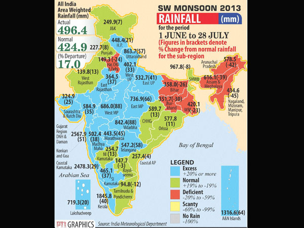 Rainfall mapping