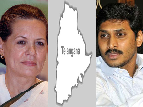 Sonia Gandhi, Telangana and Jagan