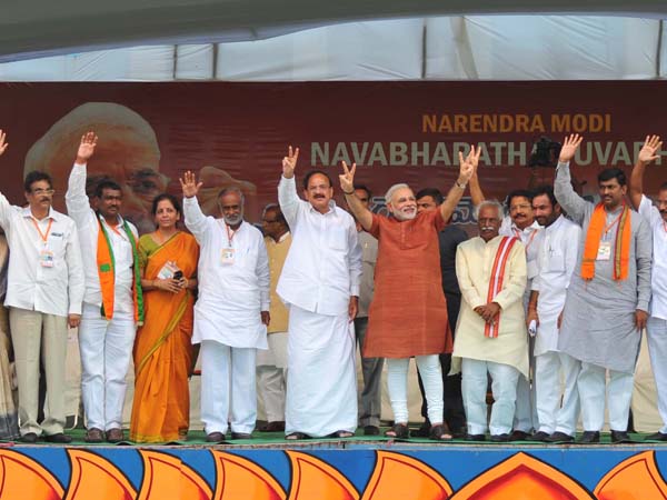 With other leaders