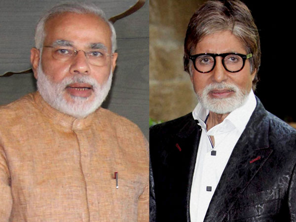 Nrendra Modi-Amitabh Bacchan