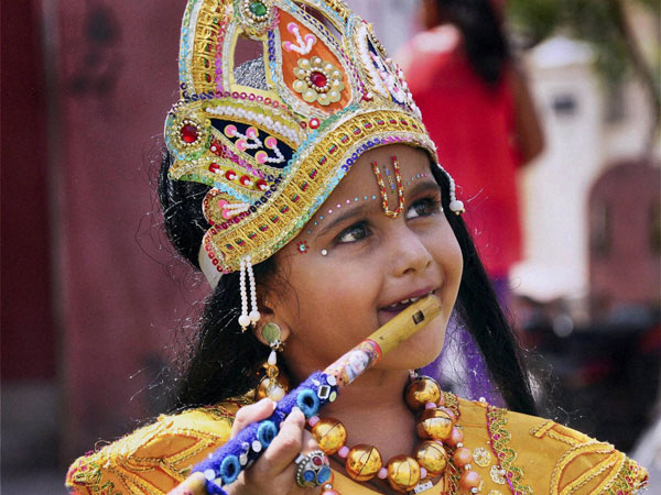 shri krishna fancy dress