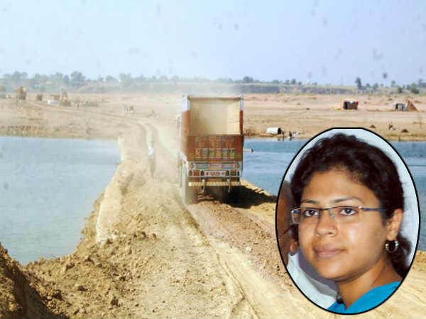Durga's seized sand disappears once more