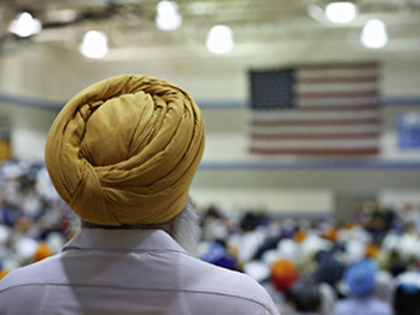 Sikhs protests against meatplant 