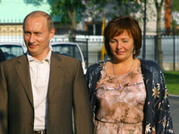 Putin with wife