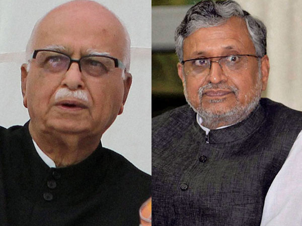 Advani and Sushil Modi