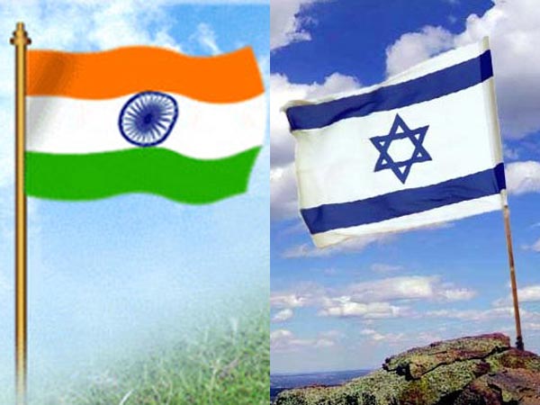 India and Israel Flags