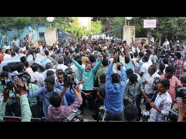 Jagan Released: YSR Congress supporters celebrate victory